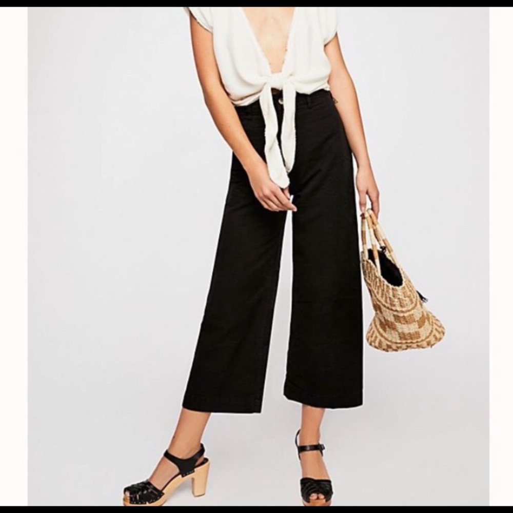 Black pants free people!